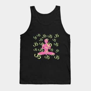 Om! Yoga pose Tank Top